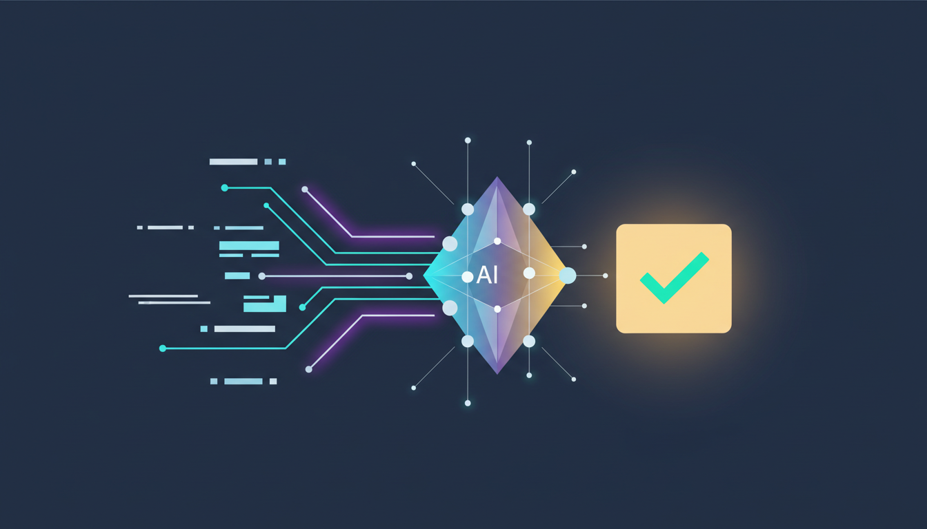 Illustration conceptuelle du GEO (Generative Engine Optimization) montrant la transformation de données web en citations sélectionnées par une IA, style minimaliste et moderne.