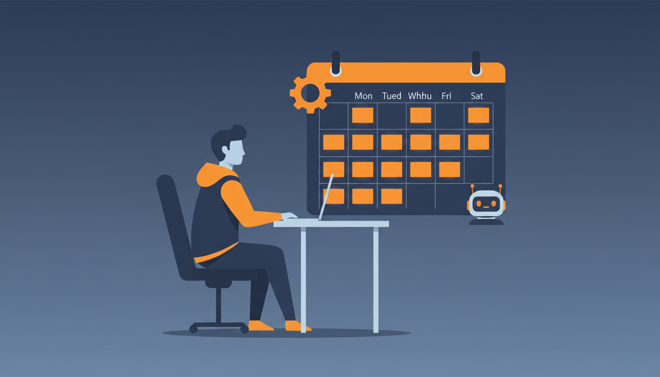 Routine marketing hebdomadaire optimisée pour un développeur